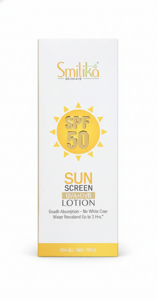 SMILIKA Sunscreen - SPF 50 SUNSCREEN SPF(50)WITH UVA +UVB (100 ml)