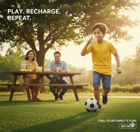 Namo Namah Instant Energy Drink | Vitamin C & Electrolytes Powered | Tangy Lemon Flavor | Quick Energy & Hydration Boost | By Amparo Health Care