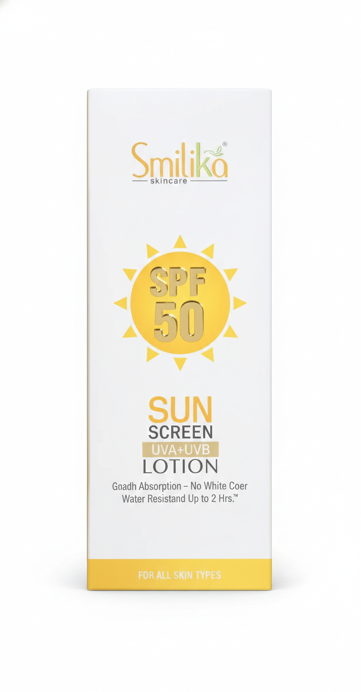 SMILIKA Sunscreen - SPF 50 SUNSCREEN SPF(50)WITH UVA +UVB (100 ml)