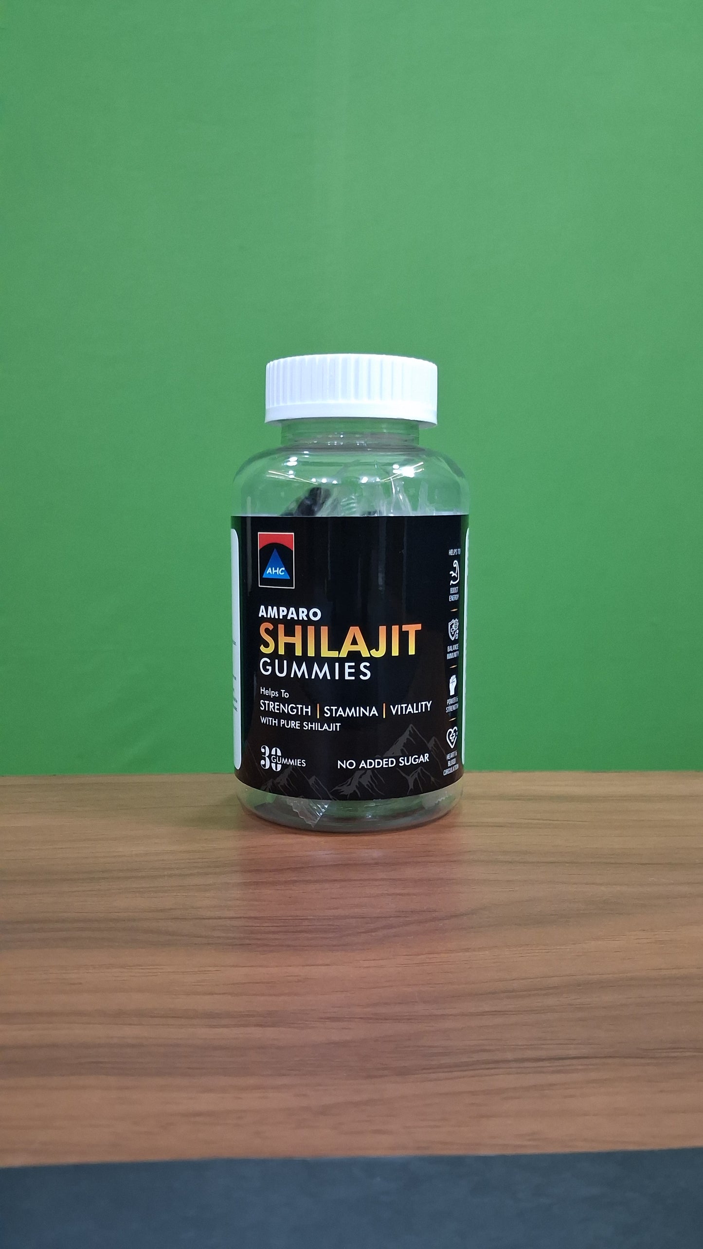 Amparo Shilajit Gummies 250mg – No Added Sugar (30 Chewable Gummies)