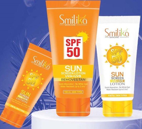 SMILIKA Sunscreen - SPF 50 SUNSCREEN SPF(50)WITH UVA +UVB (100 ml)